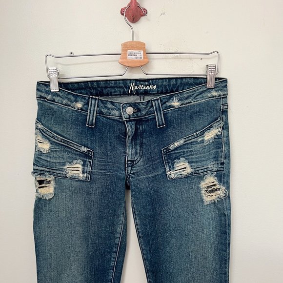 Y2K LOW RISE Marciano by Guess Flared Jeans - Picture 3 of 4